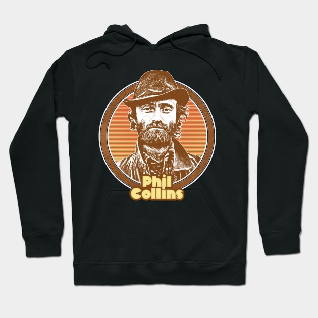 Phil Collins /// Retro 80s Fan Design Hoodie by DankFutura